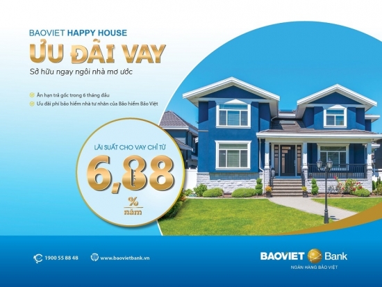 Sở hữu ngôi nhà mơ ước cùng BAOVIET Happy House 2021