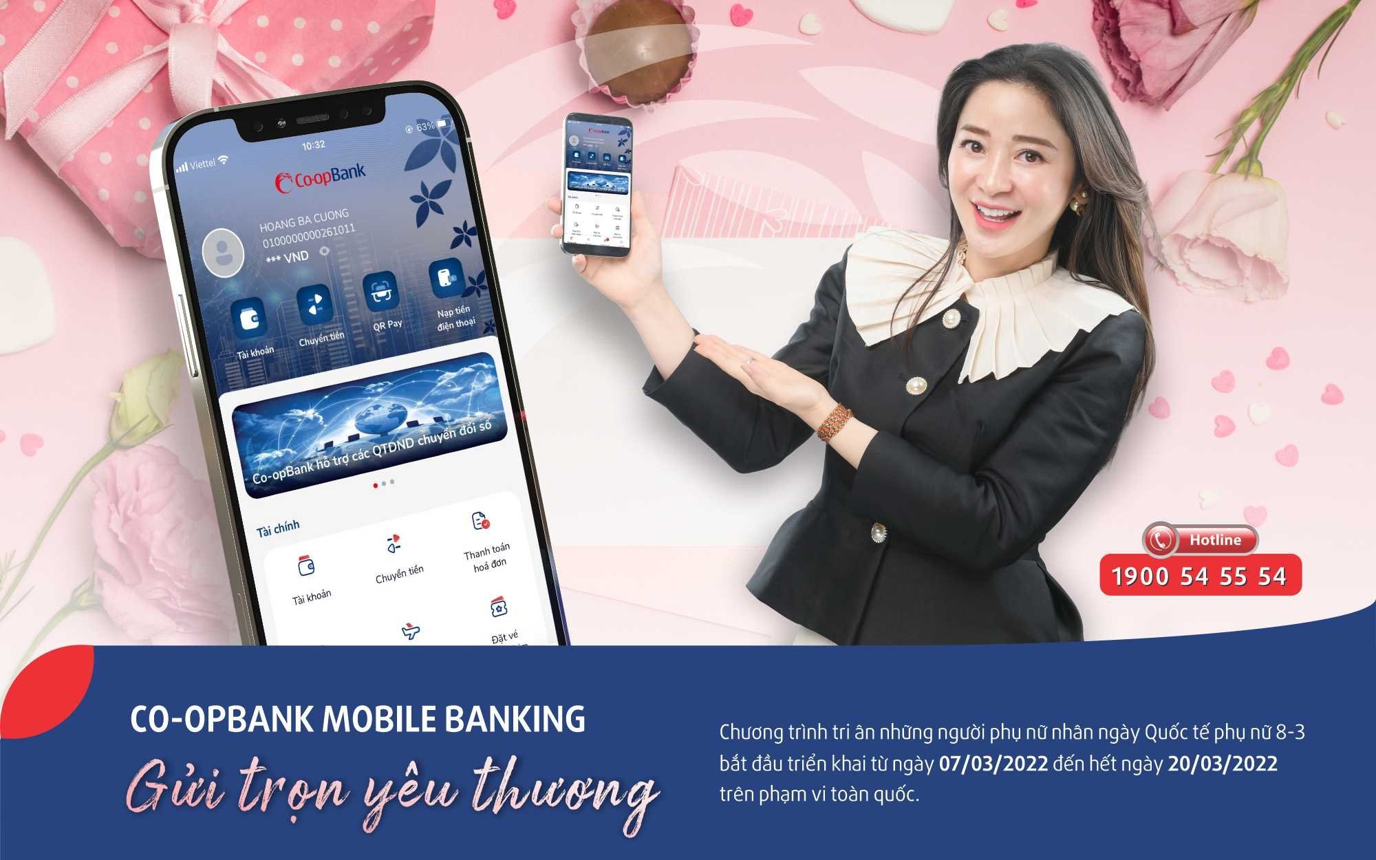 “Co-opBank Mobile Banking - Gửi trọn yêu thương”