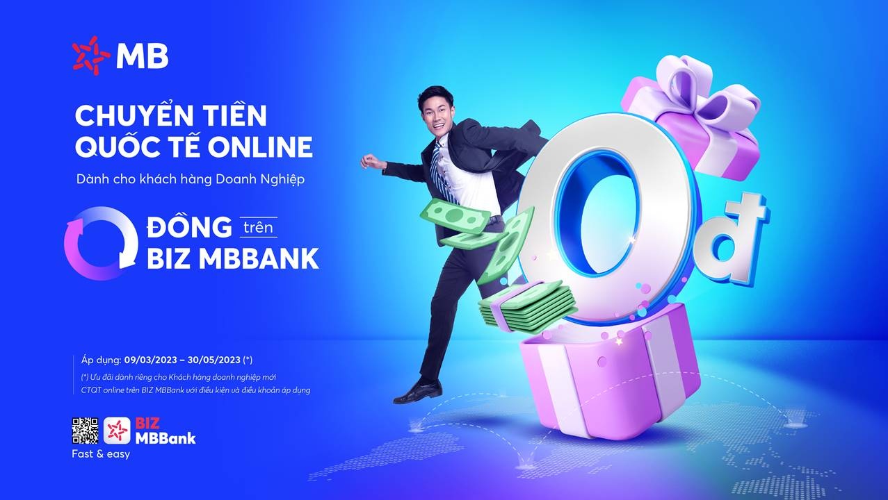 Giao dịch thương mại quốc tế: Phát huy tính năng chuyển tiền quốc tế online 0 đồng trên BIZ MBBank