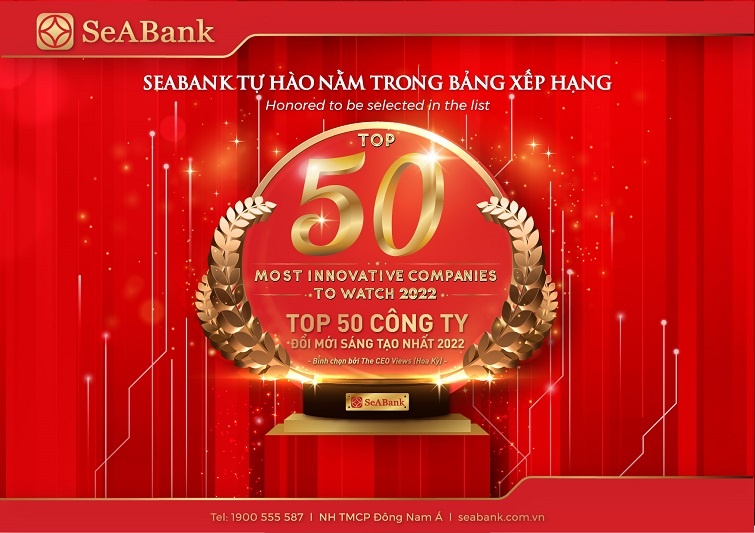 seabank duoc vinh danh trong top 50 cong ty doi moi sang tao nhat 2022
