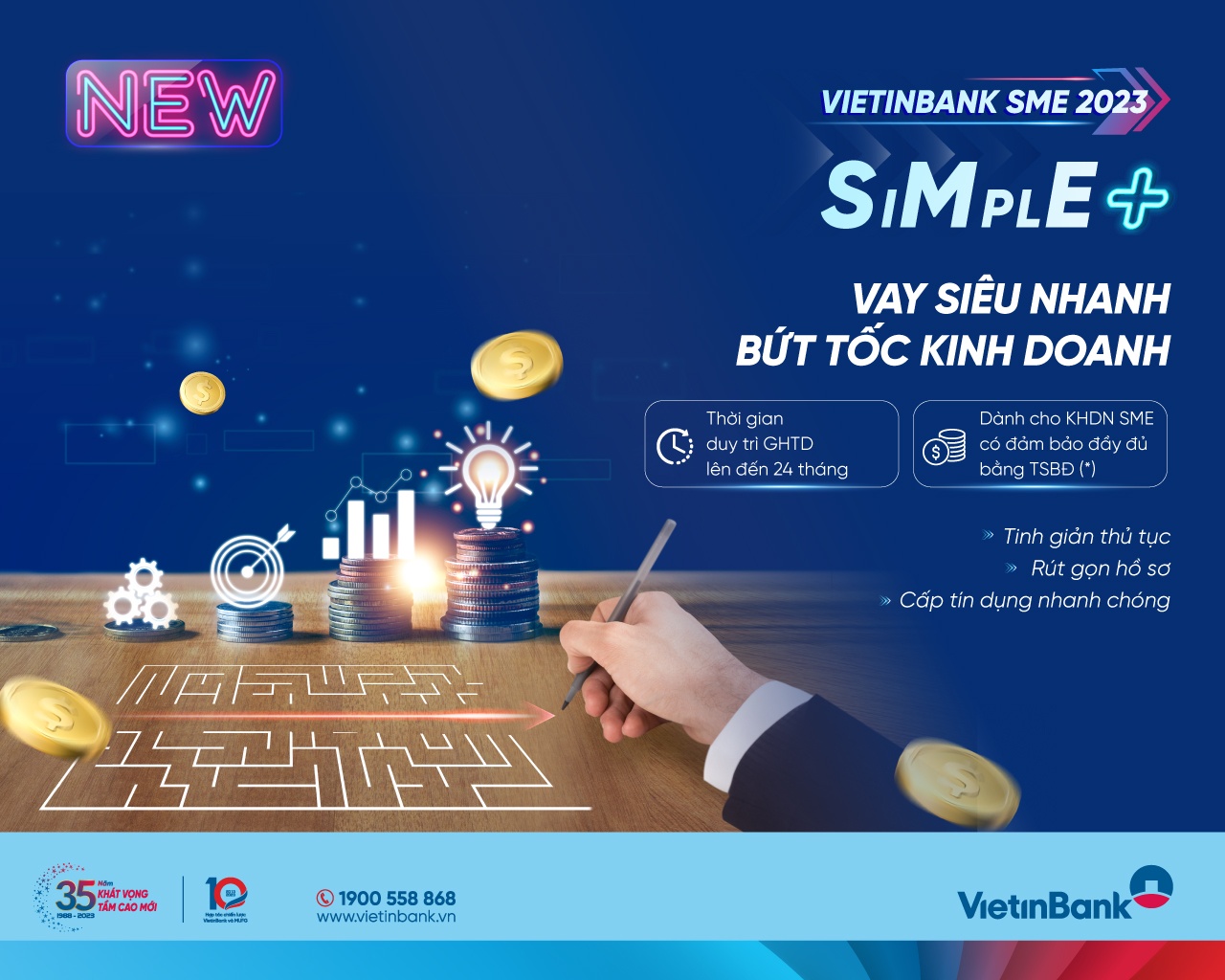 VietinBank SME SIMPLE+: Giải pháp đột phá dành cho doanh nghiệp nhỏ và vừa