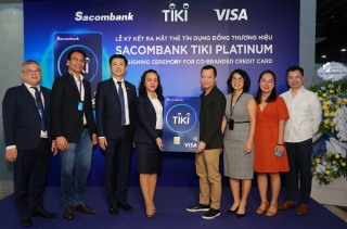 Hoàn tiền 15% khi mua sắm với thẻ tín dụng đồng thương hiệu Sacombank Tiki Platinum