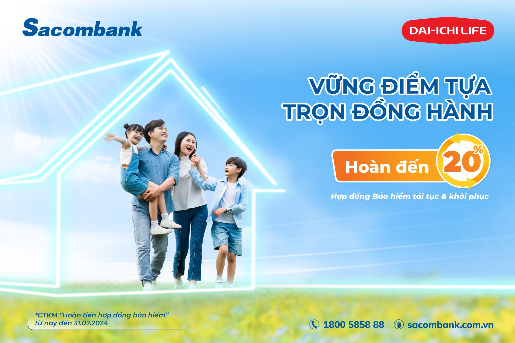 sacombank danh hon 5 ty dong hoan phi cho khach hang bao hiem