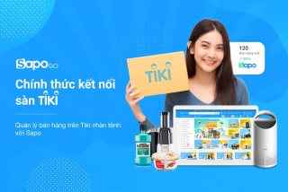 Sapo Go chính thức kết nối với sàn thương mại điện tử Tiki