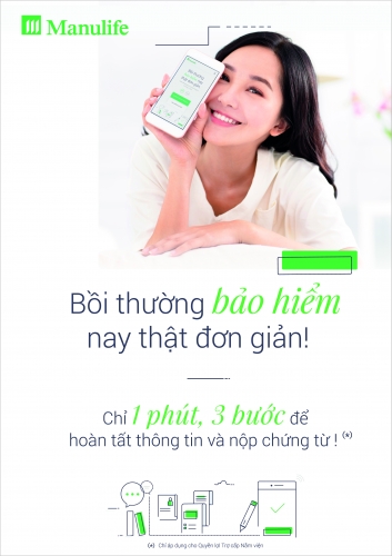 Nộp yêu cầu bồi thường bảo hiểm trong 1 phút