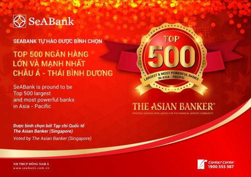 seabank top 500 ngan hang lon va manh nhat chau a thai binh duong