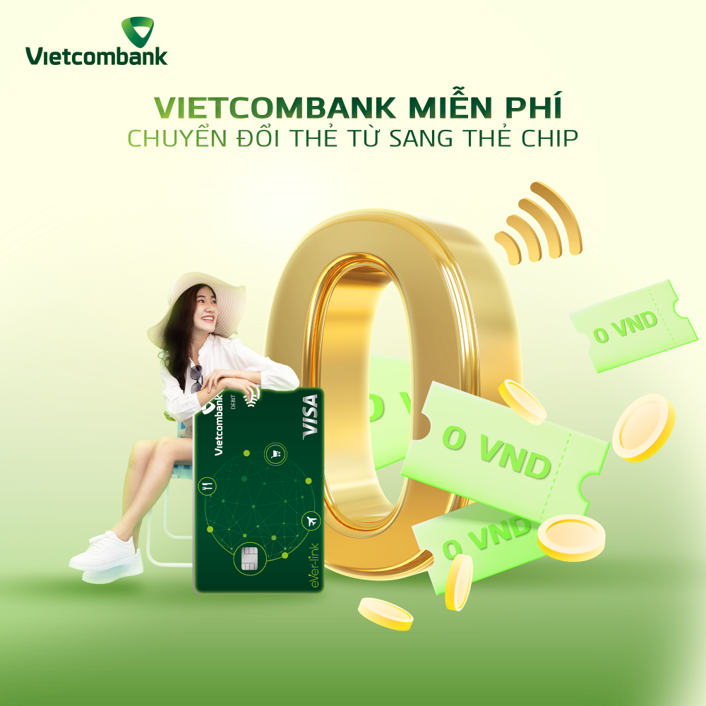 loi ich cua the vietcombank cong nghe chip contactless