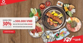 Maritime Bank Mastercard hoàn tiền cho chủ thẻ