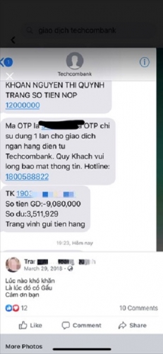 canh bao gia danh nhan vien ngan hang lua dao chiem doat tien qua tai khoan