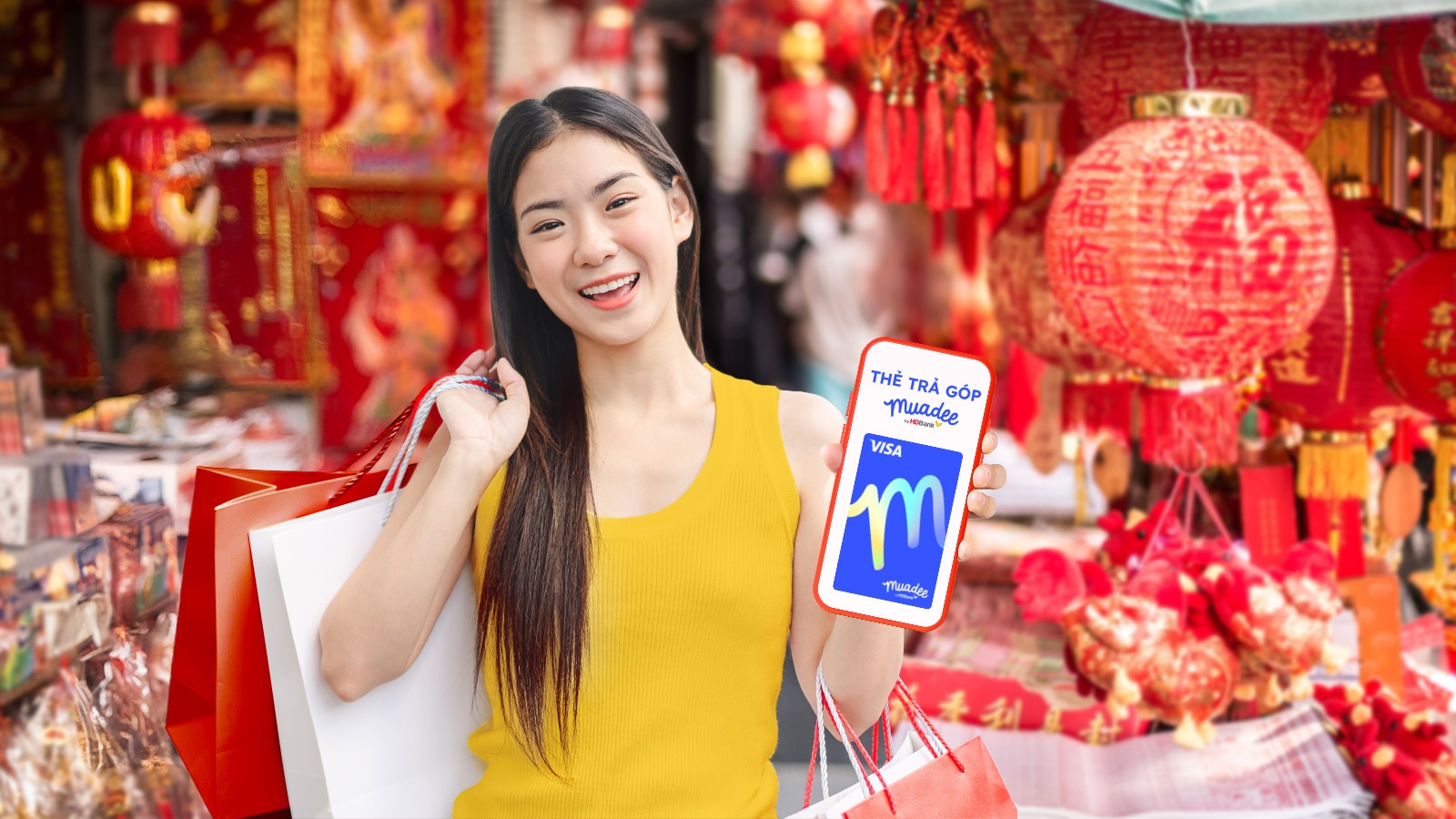 Ví không “dày", Tết vẫn đủ đầy với thẻ trả góp Muadee by HDBank