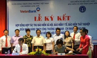 VietinBank hợp tác thu hộ bảo hiểm xã hội tại Lạng Sơn