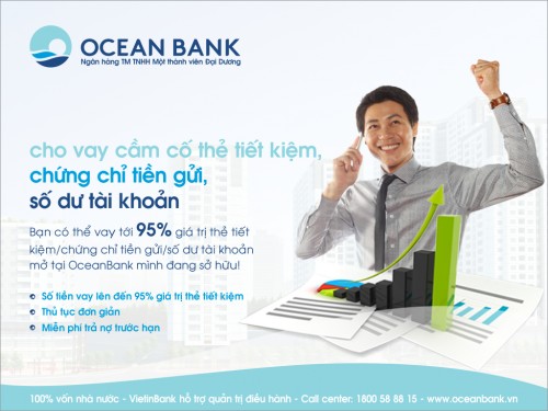 vay von de dang voi the tiet kiem chung chi tien gui tai oceanbank