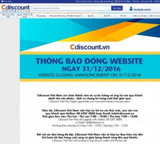 Central Group thông tin về trang TMĐT Cdiscount.vn ngừng hoạt động