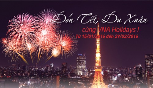 Ưu đãi chủ thẻ ngân hàng sử dụng gói VNA Holidays