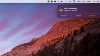 Gọi điện thoại trên iPhone bằng MacBook