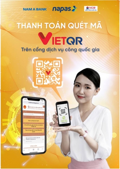 Nam A Bank – ngân hàng đầu tiên triển khai thanh toán bằng mã VietQR