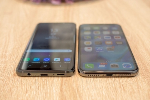 so sanh nhanh samsung galaxy s9 vs apple iphone x