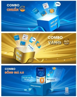 Nhiều tiện ích với 3 Combo tài khoản thanh toán mới của Sacombank