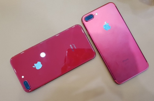 iphone 8 plus mau do giam 7 trieu dong khach van khong quan tam