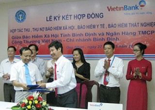 VietinBank hợp tác thu bảo hiểm xã hội tại Bình Định và Hải Phòng