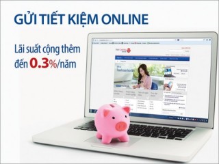 Ưu đãi lãi suất lên đến 0,3%/năm khi gửi tiết kiệm online tại Viet Capital Bank