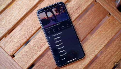 youtube tren iphone x da ho tro xem video hdr