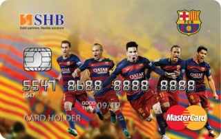 Ra mắt thẻ tín dụng do SHB và FC Barcelona hợp tác
