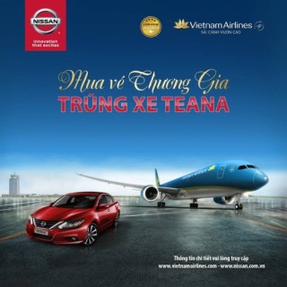Vietnam Airlines triển khai chương trình “Mua vé Thương gia, trúng xe Teana”
