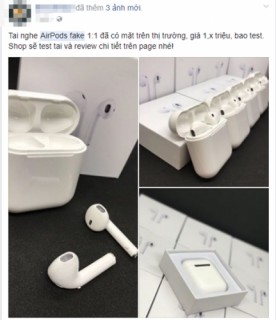 Tai nghe AirPods nhái đã xuất hiện ở Việt Nam