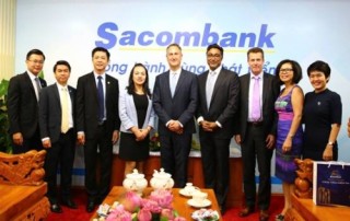 Tổ chức thẻ Visa tăng cường hợp tác với Sacombank