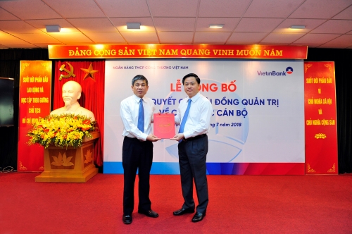 ong cat quang duong duoc phan cong phu trach hoi dong quan tri vietinbank