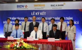 BIDV và BacABank tài trợ 3.150 tỷ đồng cho Dự án xi măng Tân Thắng