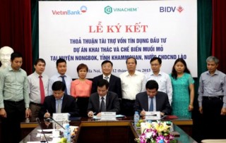 VietinBank tài trợ 143 triệu USD cho dự án muối mỏ tại Lào