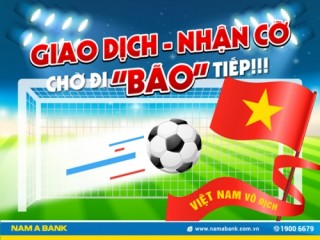 Nam A Bank tiếp lửa Olympic Việt Nam tại Asiad 2018 bằng quà tặng