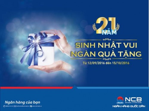 ncb trien khai chuong trinh qua tang nhan sinh nhat