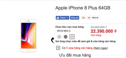 iphone 8 e am cua hang chang buon nhap ban