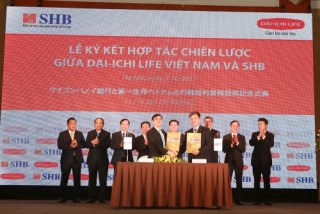 Dai-IChi Life Việt Nam và SHB ký kết hợp tác chiến lược dài hạn