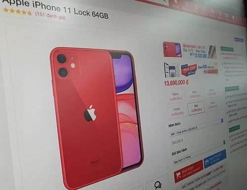 iphone 11 khoa mang gia tu 13 trieu dong