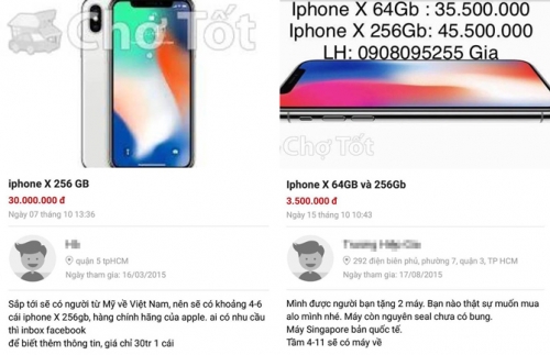 iphone x xach tay ve viet nam loan gia dao dong tu 35 50 trieu dong