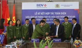 BIDV Tràng An cung cấp dịch vụ chi trả lương cho Cảnh sát PCCC TP. Hà Nội