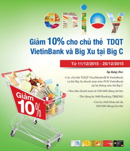 chiet khau toi 300 nghin dong cho chu the vietinbank khi mua sam tai big c