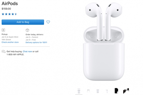 tai nghe airpods chay hang truoc le giang sinh