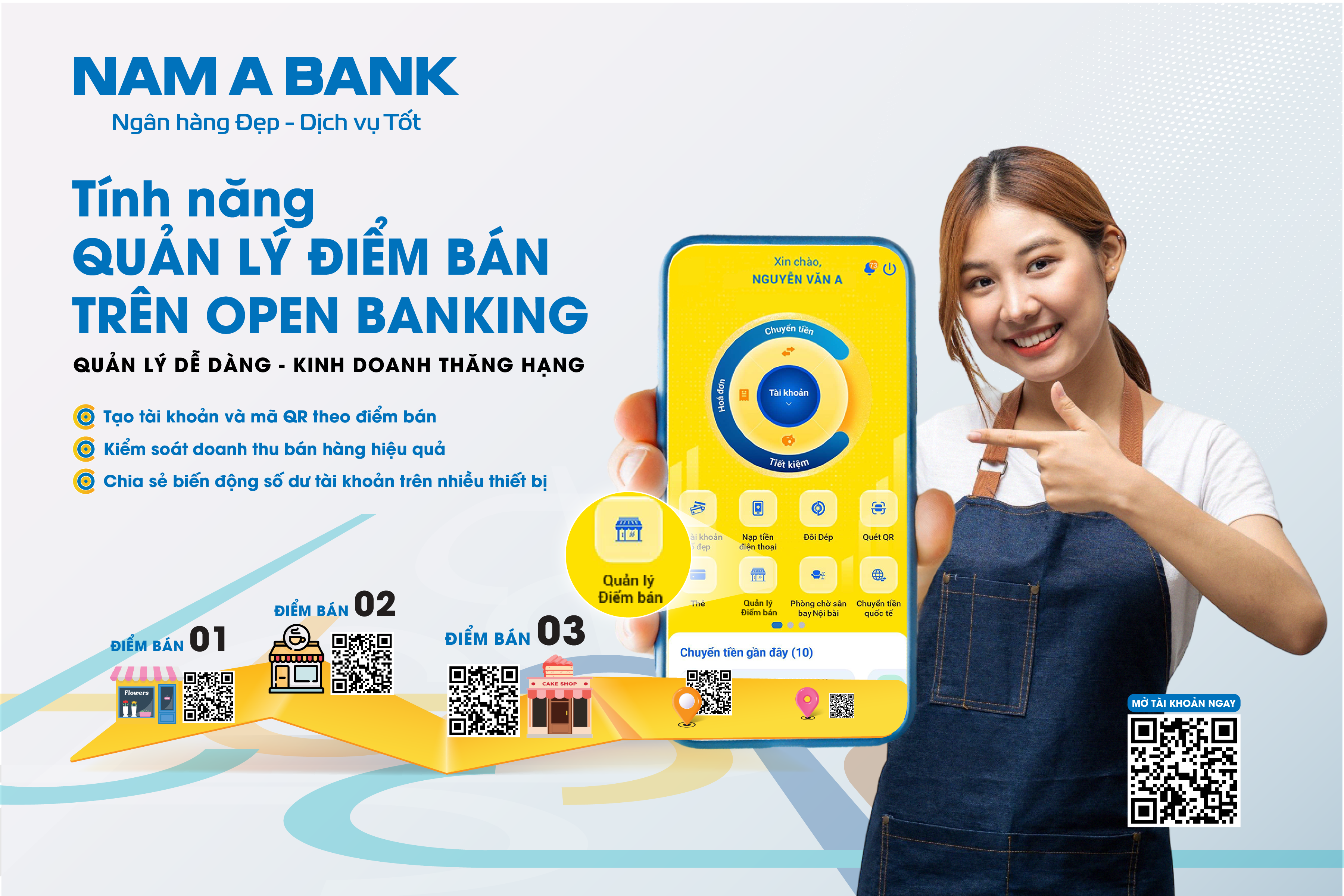 open banking them tinh nang giup chu diem ban quan ly doanh thu hieu qua
