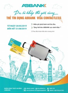 Ưu đãi chủ thẻ ABBANK VISA CONTACTLESS