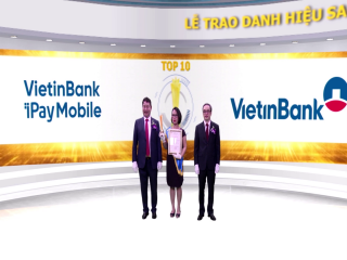 Hai sản phẩm ngân hàng điện tử của VietinBank liên tiếp đạt danh hiệu Sao Khuê