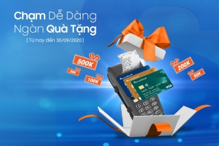 Chủ thẻ Sacombank được hoàn tiền khi thanh toán không tiếp xúc