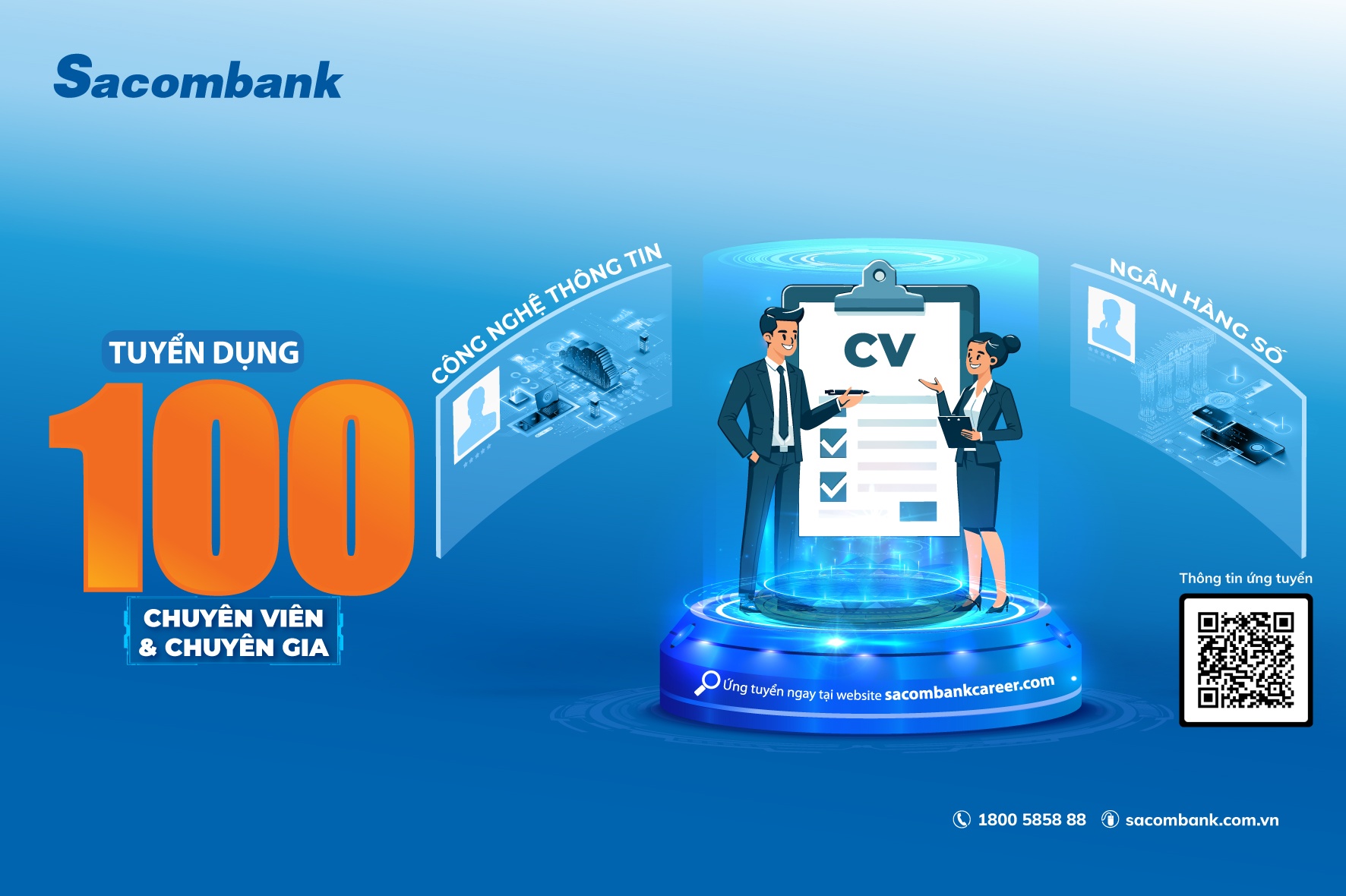 sacombank tuyen dung hon 130 nhan su lam viec tai hoi so