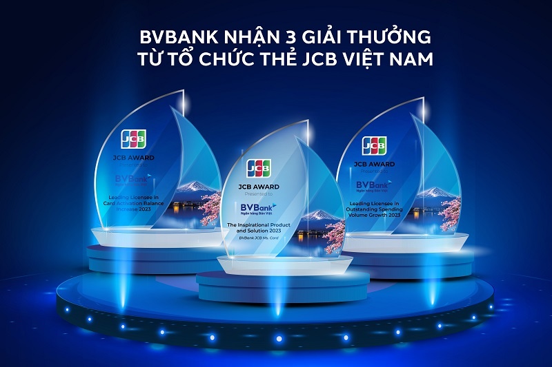 bvbank duoc vinh danh o nhung hang muc quan trong danh cho the jcb