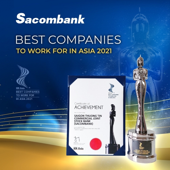 Sacombank có chính sách nhân sự minh bạch, chuyên nghiệp