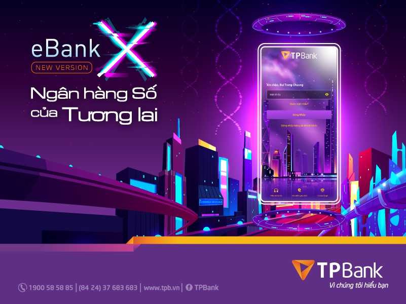 Ngân hàng số tương lai trong phiên bản internet banking mới của TPBank